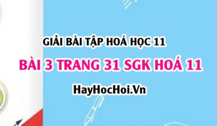 Giải bài 3 trang 31 SGK Hoá 11: Tính chất hoá học của Nitơ